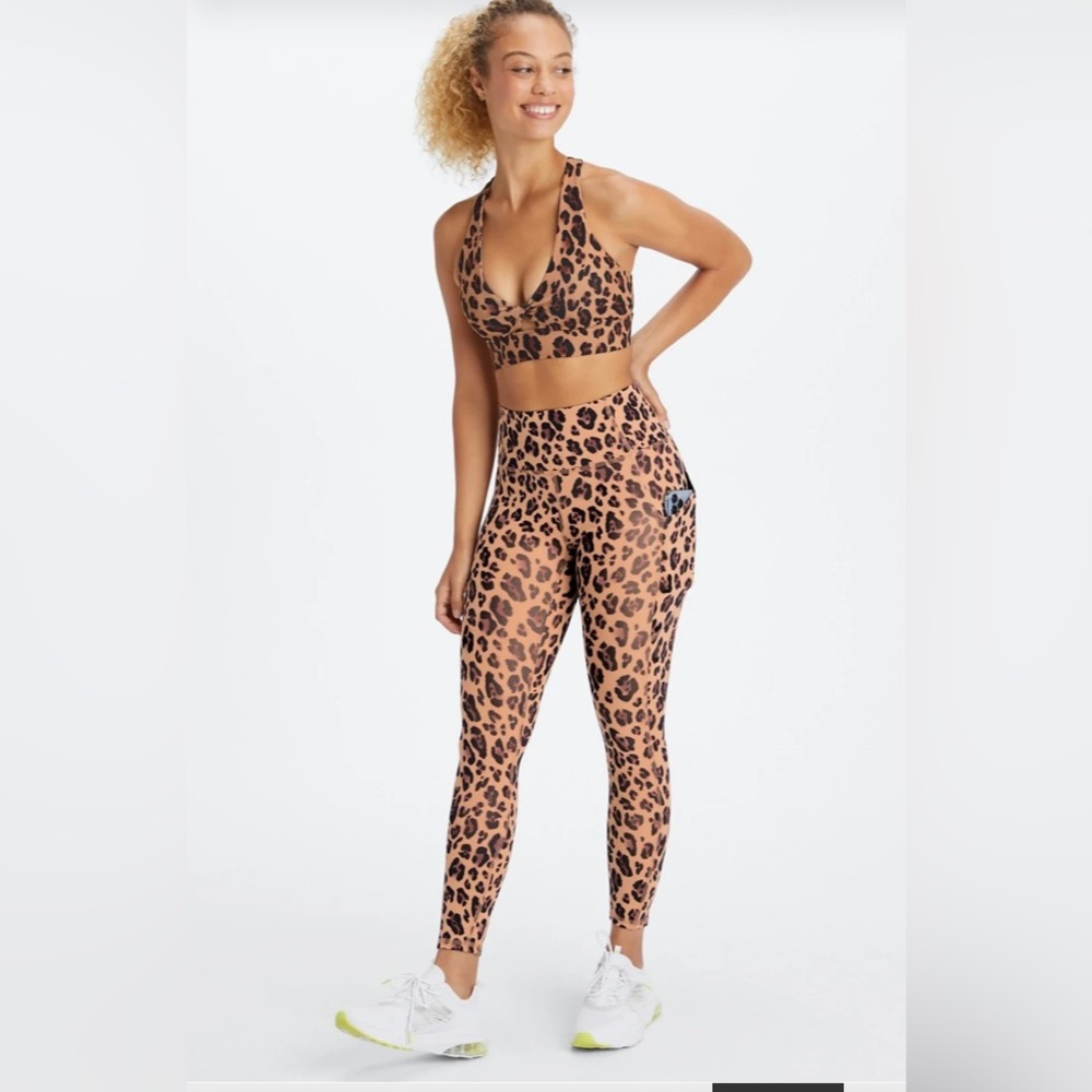 Oasis PureLuxe High-Waisted 7/8 Legging XS Natural Leopard